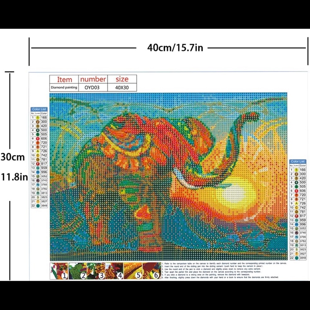 DIY 5D Diamond Painting by Numbers for Adults & Kids - Picture 2 of 4